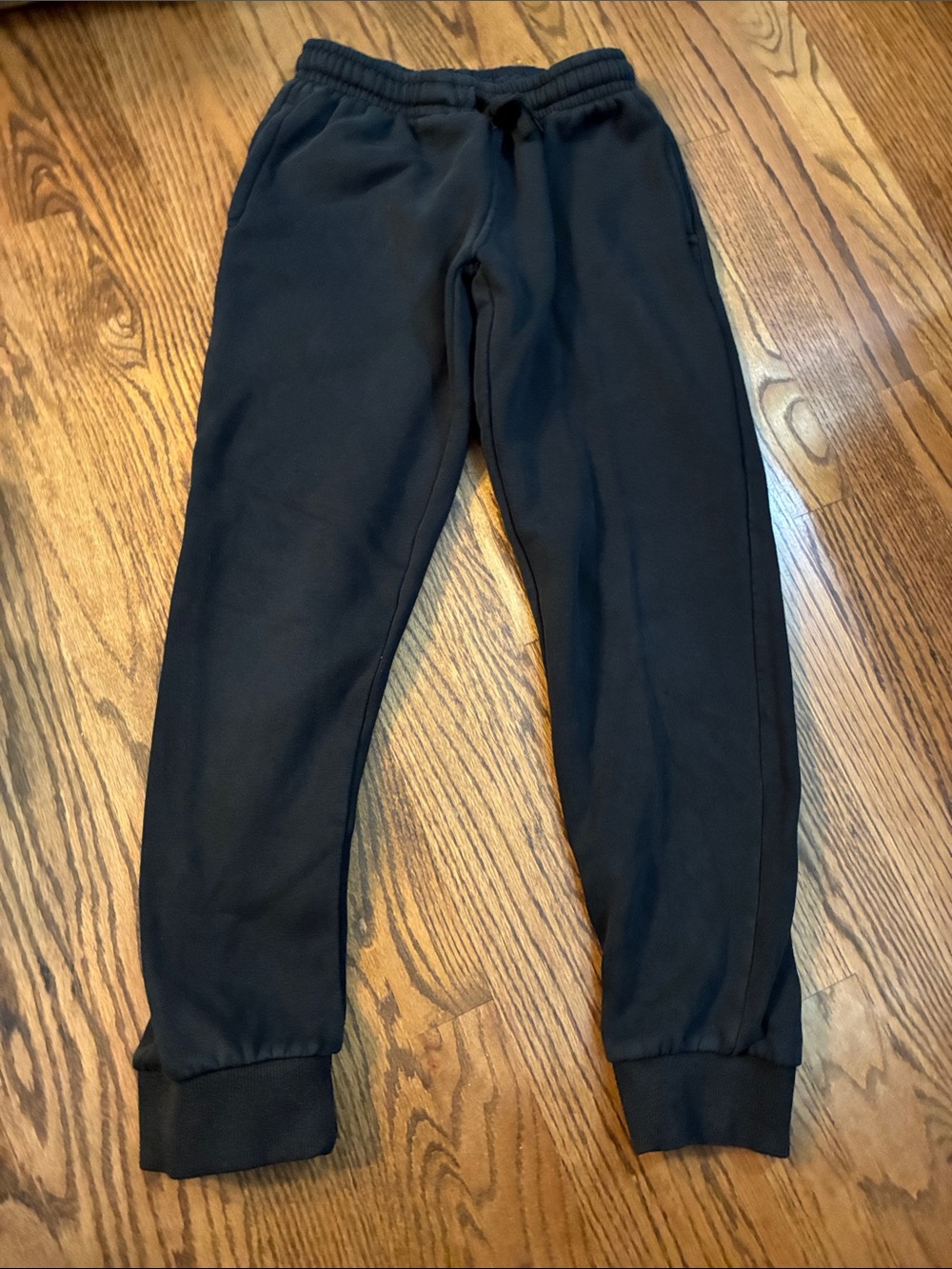 Jogger Sweatpants Black Size Large Warm and Thicker Material